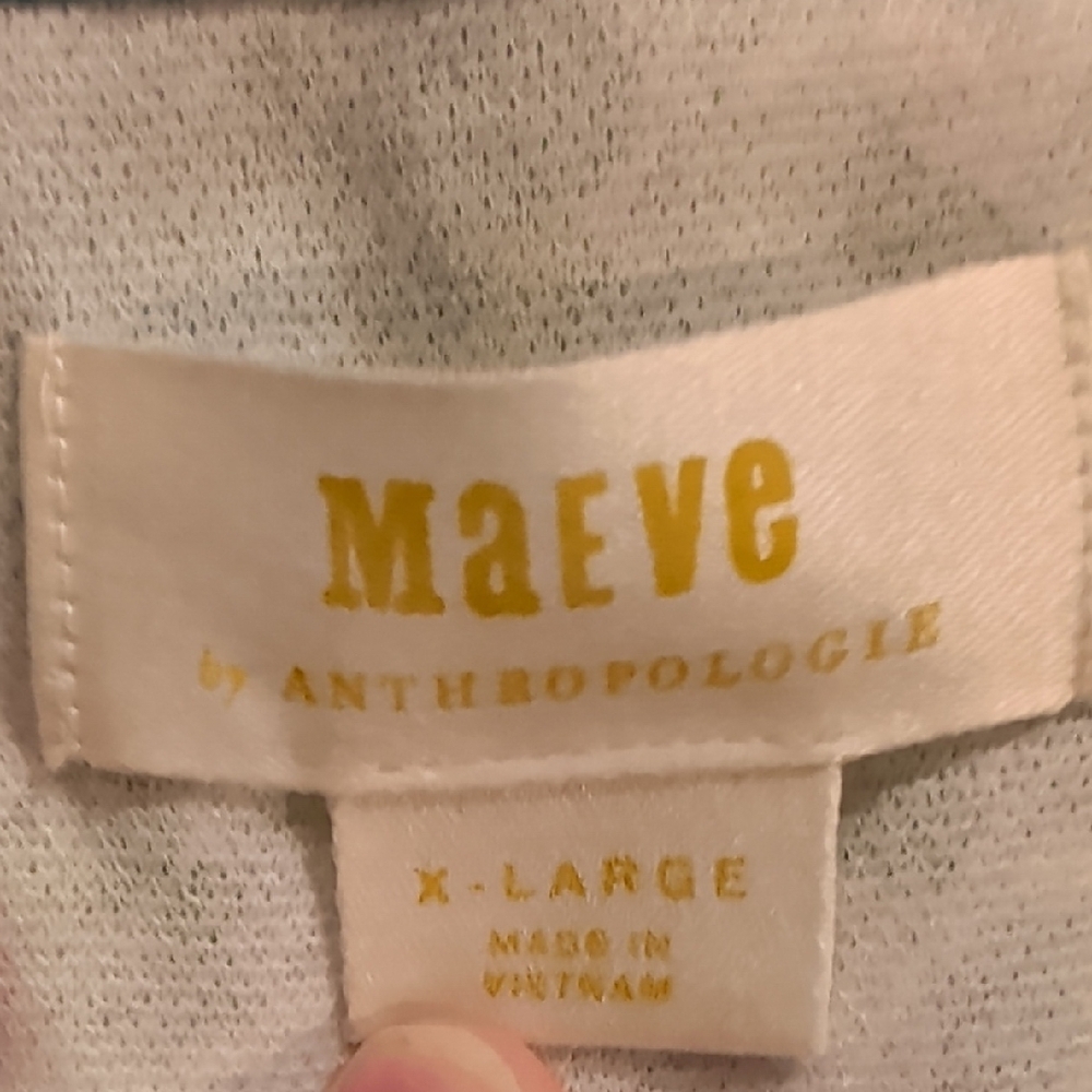 Anthropologie Maeve White Top - Picture 2 of 6